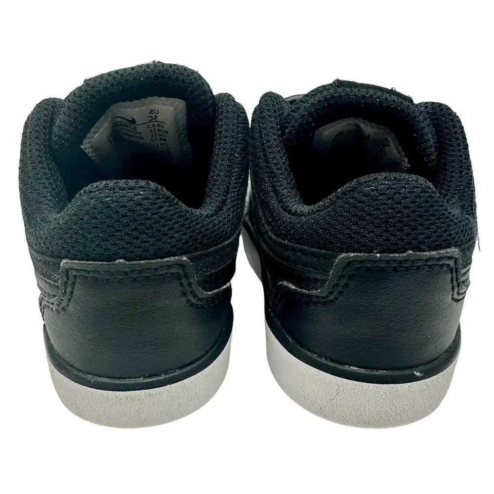 Nike Capri 3 LTR (TDV) Black/White Toddler Sneakers Size 5C 579949‎ 014